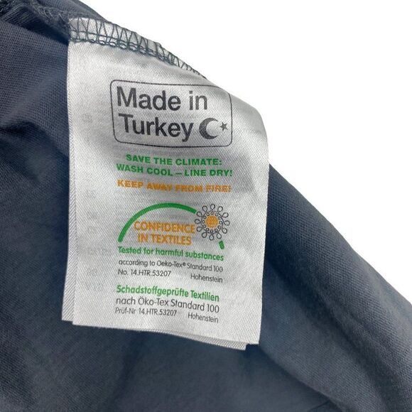 MEN'S GREY Berlin U Bahn U7 Patch Crew Neck Short Sleeve T Shirt US S - Picture 12 of 12